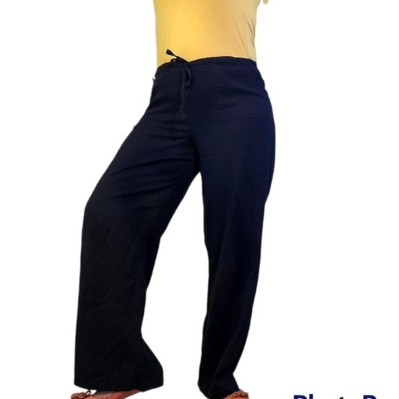 Dorothy Perkins Pants - Black Linen Pants
